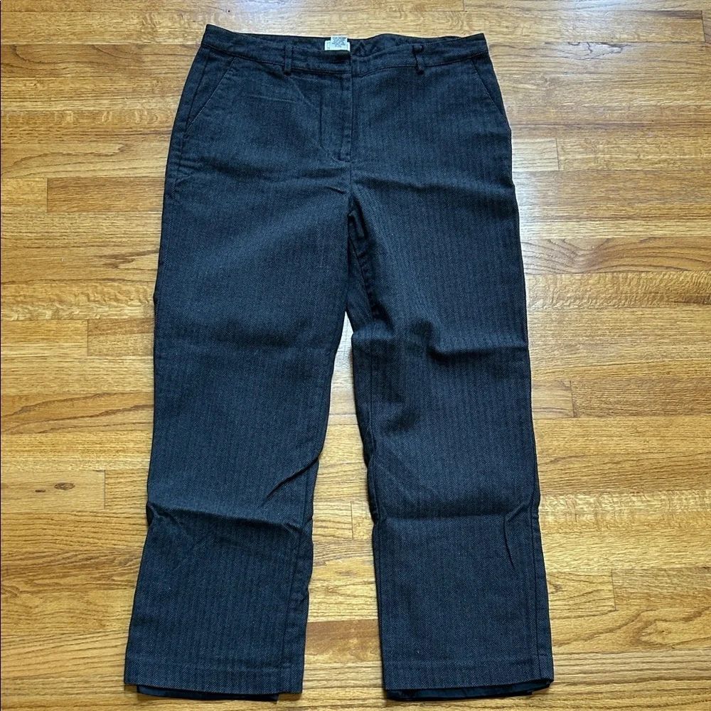 L.L. Bean Women's Charcoal Herringbone Pants